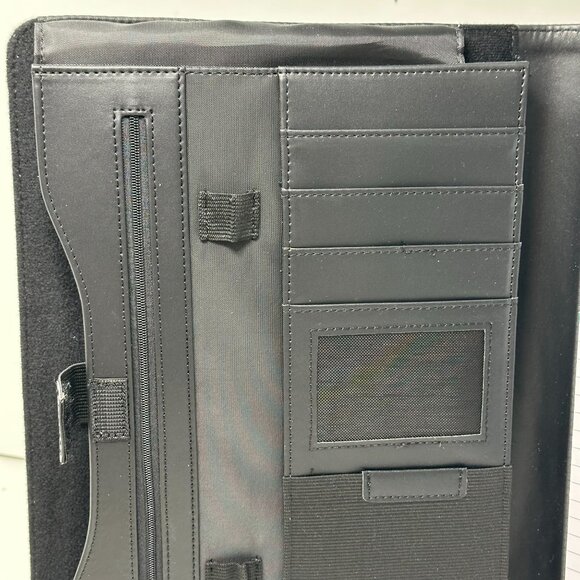 Business Portfolio Organizer Padfolio Black Leatherette Folder A4 Executive - Picture 4 of 16
